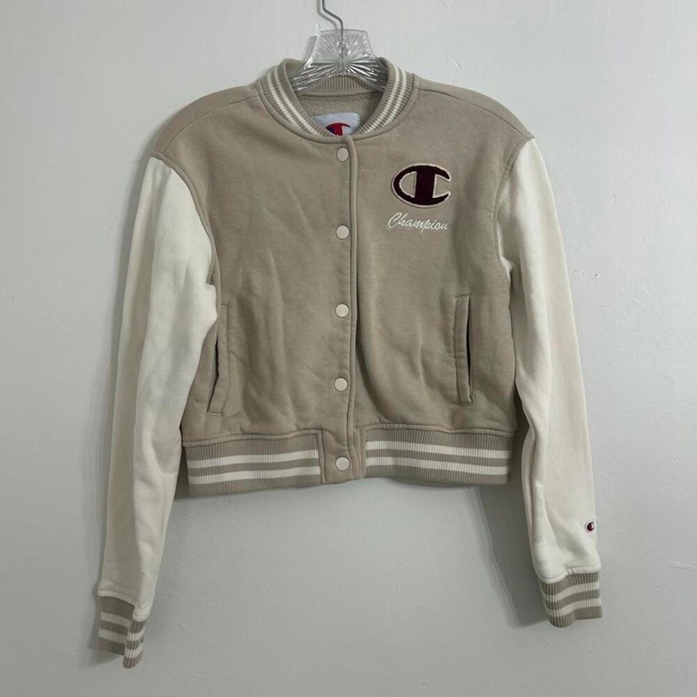 Champion Cream and Grey Jacket